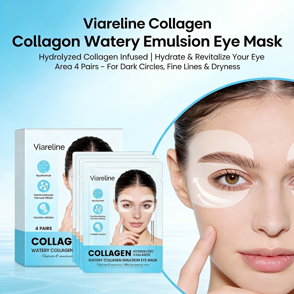 콜라겐 아이 패치는 잔주름과 다크서클을 줄여주고, 수분 - Sheet Mask Collagen 리뷰 및 가격